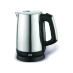 Solstar Electric Kettle 1.7L 2200W Concealed Heating Element Cordless Base with Cord Storage Neon Light Steel KJ 1785A-INB