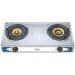 Solstar 2 Plate Table Top Gas Stove, Tin Top - GB 2 SS