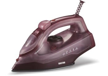 Solstar IS 1078A-PPV SS Steam Iron with Non-Stick Soleplate and Adjustable Temperature Control