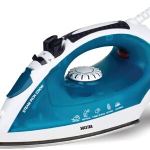 Solstar IS 1078A-PPV SS 1600W Purple Steam Iron with Non-Stick Soleplate and Adjustable Temperature Control