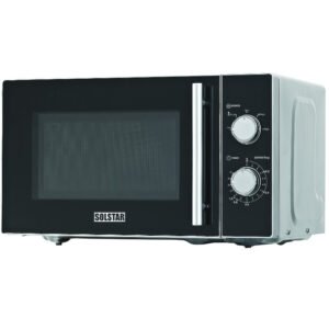 Solstar 20L Solo Microwave Oven – Stainless Steel