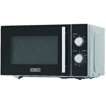 Solstar 20L Solo Microwave Oven – Stainless Steel