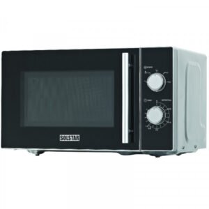 Solstar 20L Solo Microwave Oven – Stainless Steel