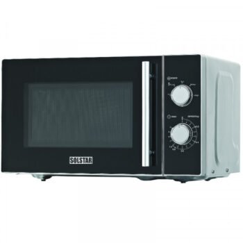 Solstar 20L Solo Microwave Oven – Stainless Steel